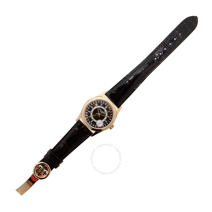Pre-owned Patek Philippe Calatrava Brown and Silvery Gray Dial Men's Watch 6000R-001 - 2