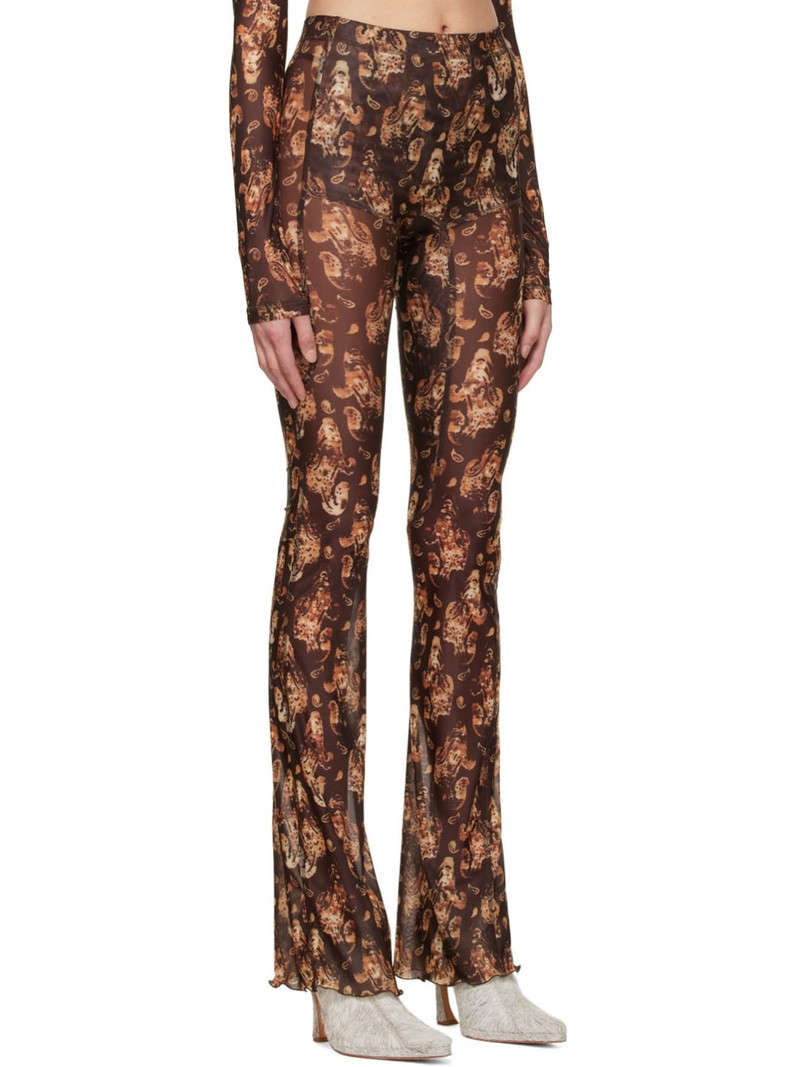 KNWLS Brown Polyester Trousers outlook
