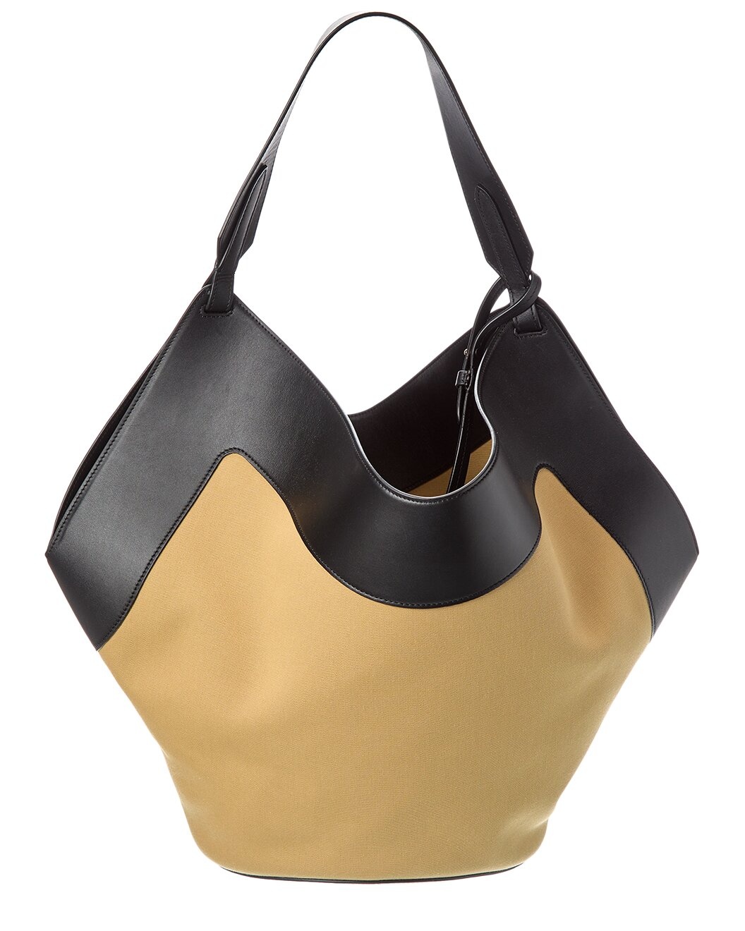 KHAITE Lotus Medium Canvas & Leather Tote - 2