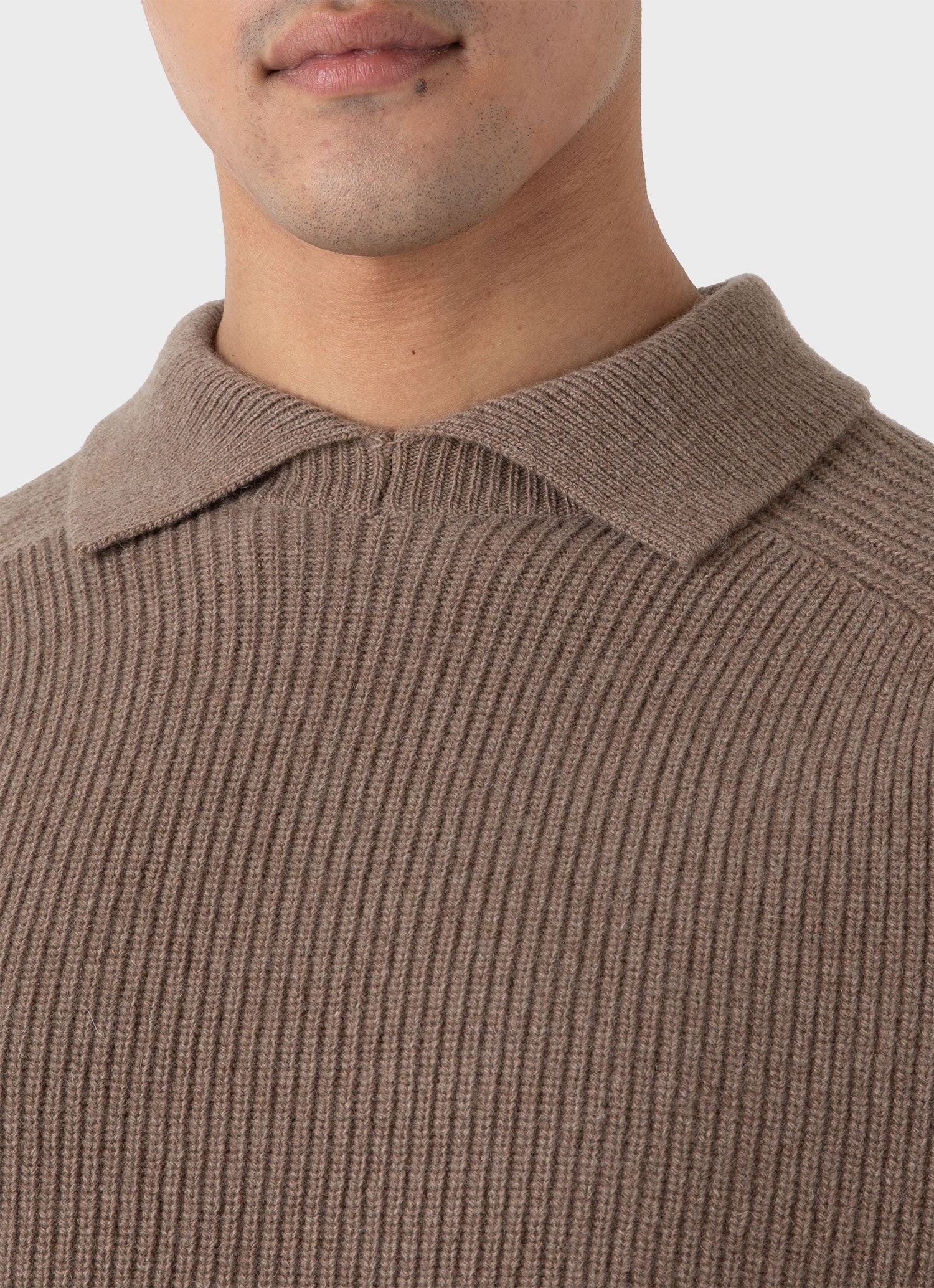 Ribber Polo Neck Jumper - 6
