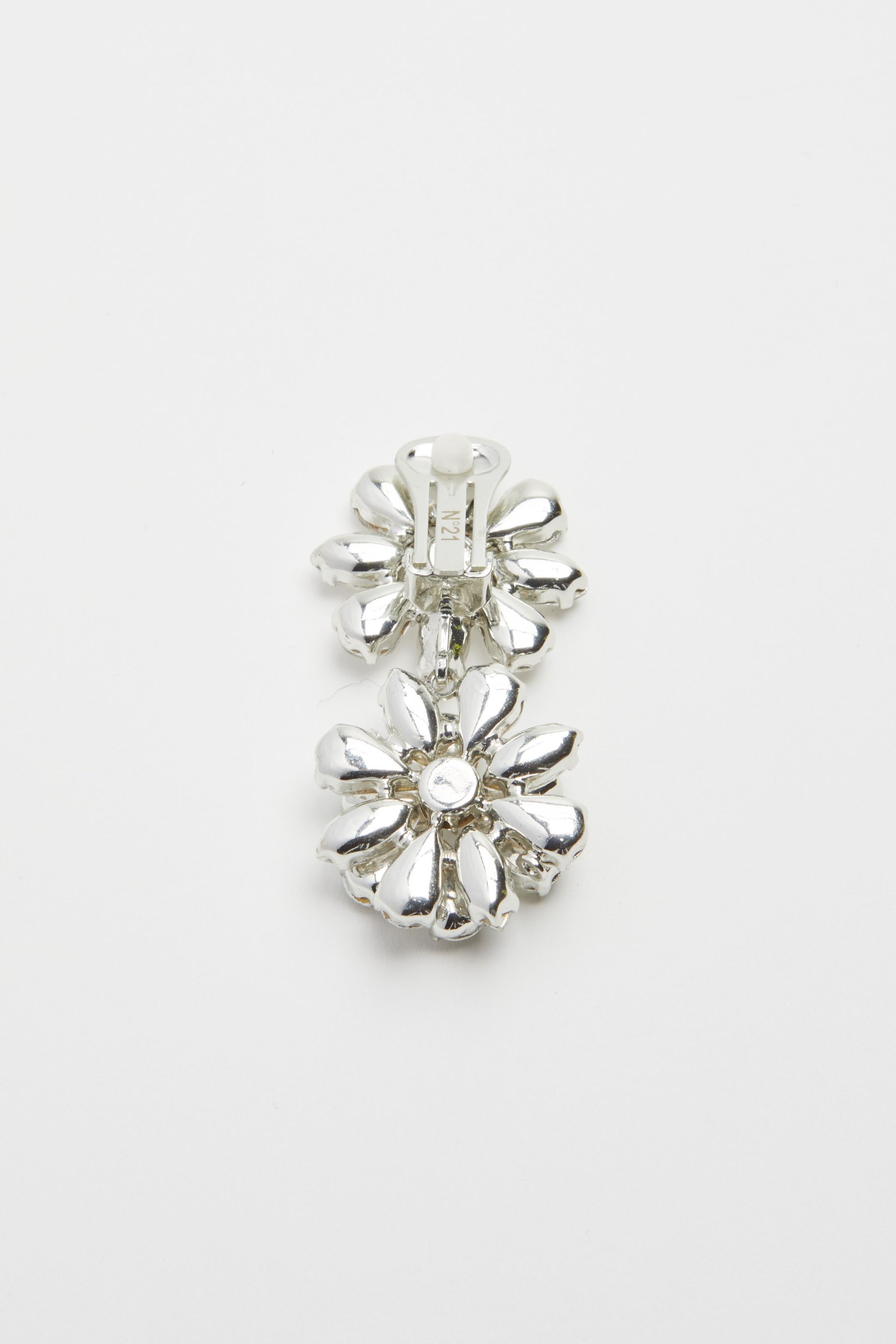 CRYSTAL-EMBELLISHED CLIP-ON EARRINGS - 4
