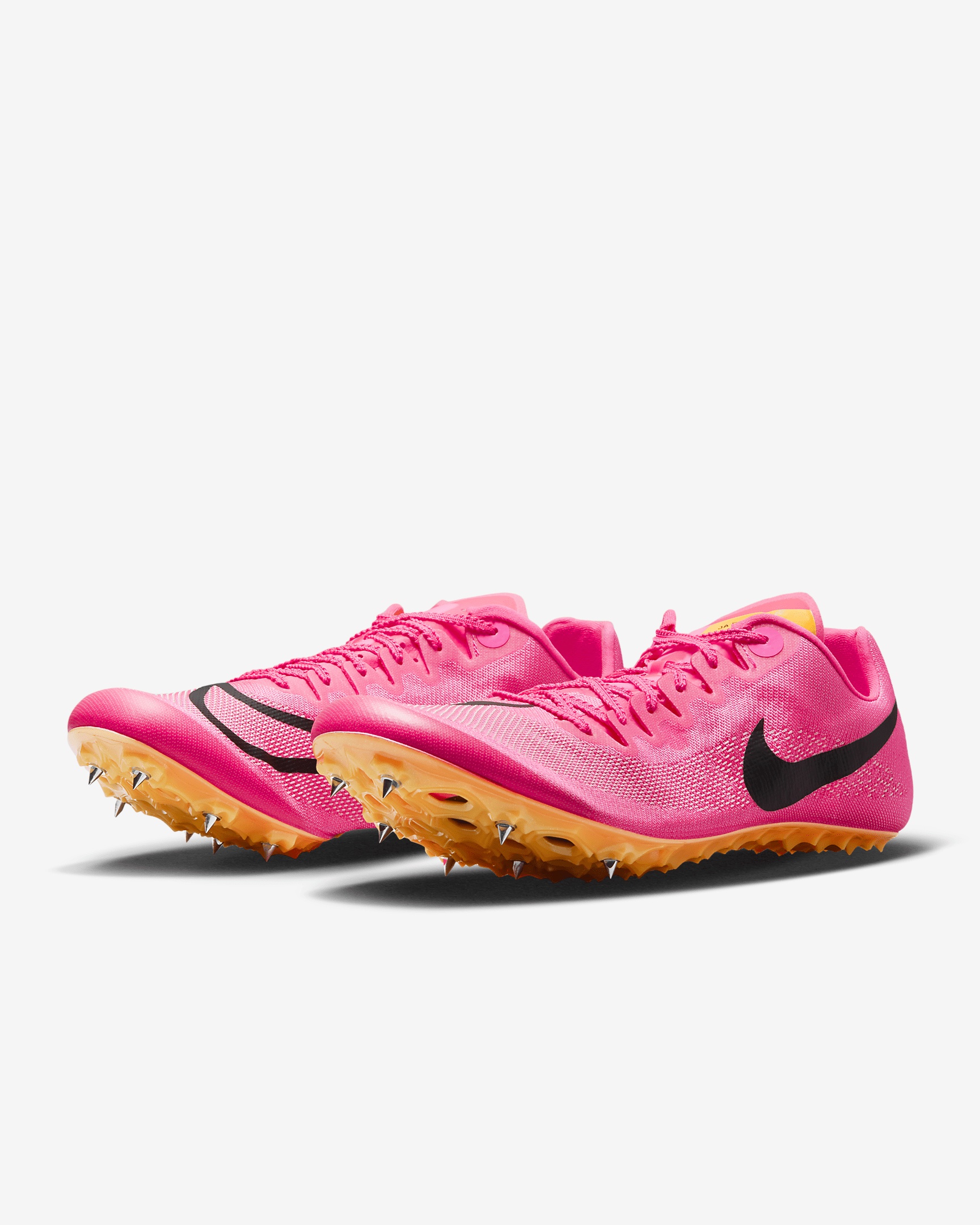 Nike Zoom Ja Fly 4 Sprint Track Spikes White Pink Volt Track & Field Size 14 NEW Size 11.5 Nike Ja Fly 4 Track Sprinting Spikes Hyper  main image 2