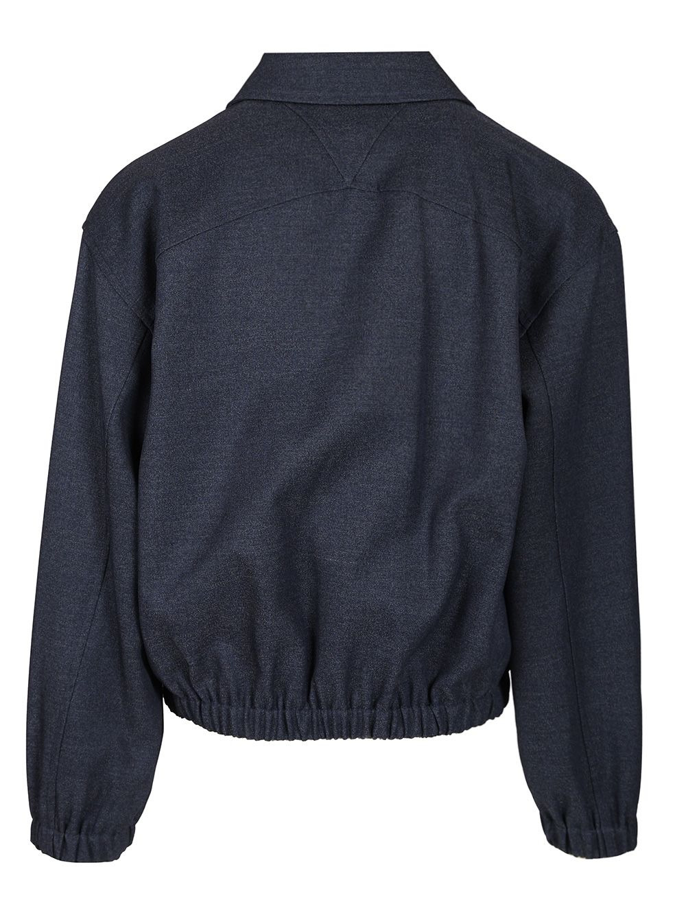 Melange Wool Jacket Jackets Blue - 2