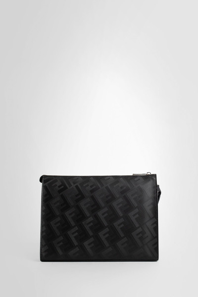 FENDI FENDI MAN BLACK CLUTCHES & POUCHES outlook