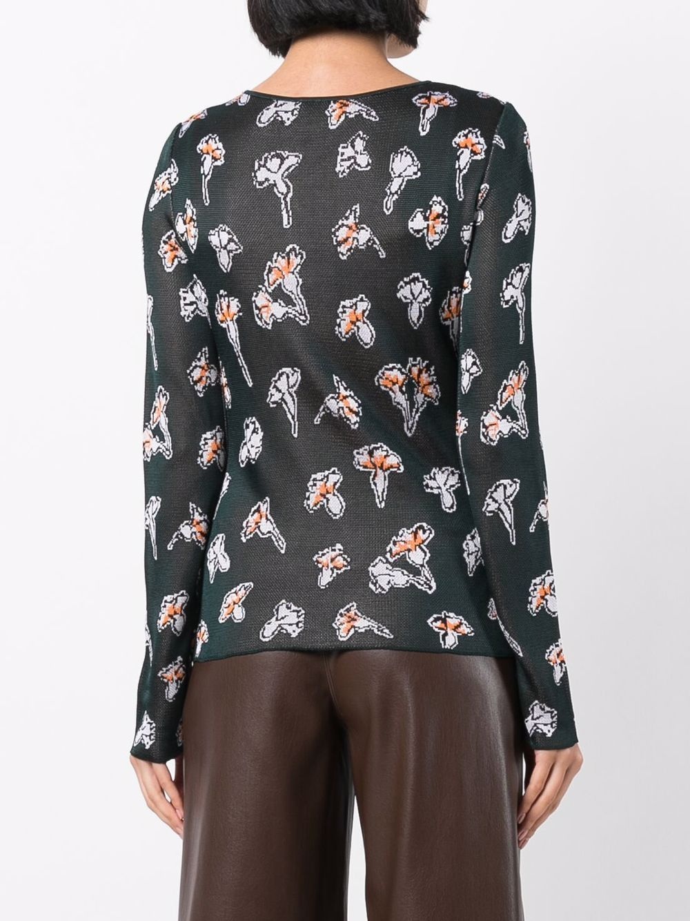 all-over pattern jumper - 4