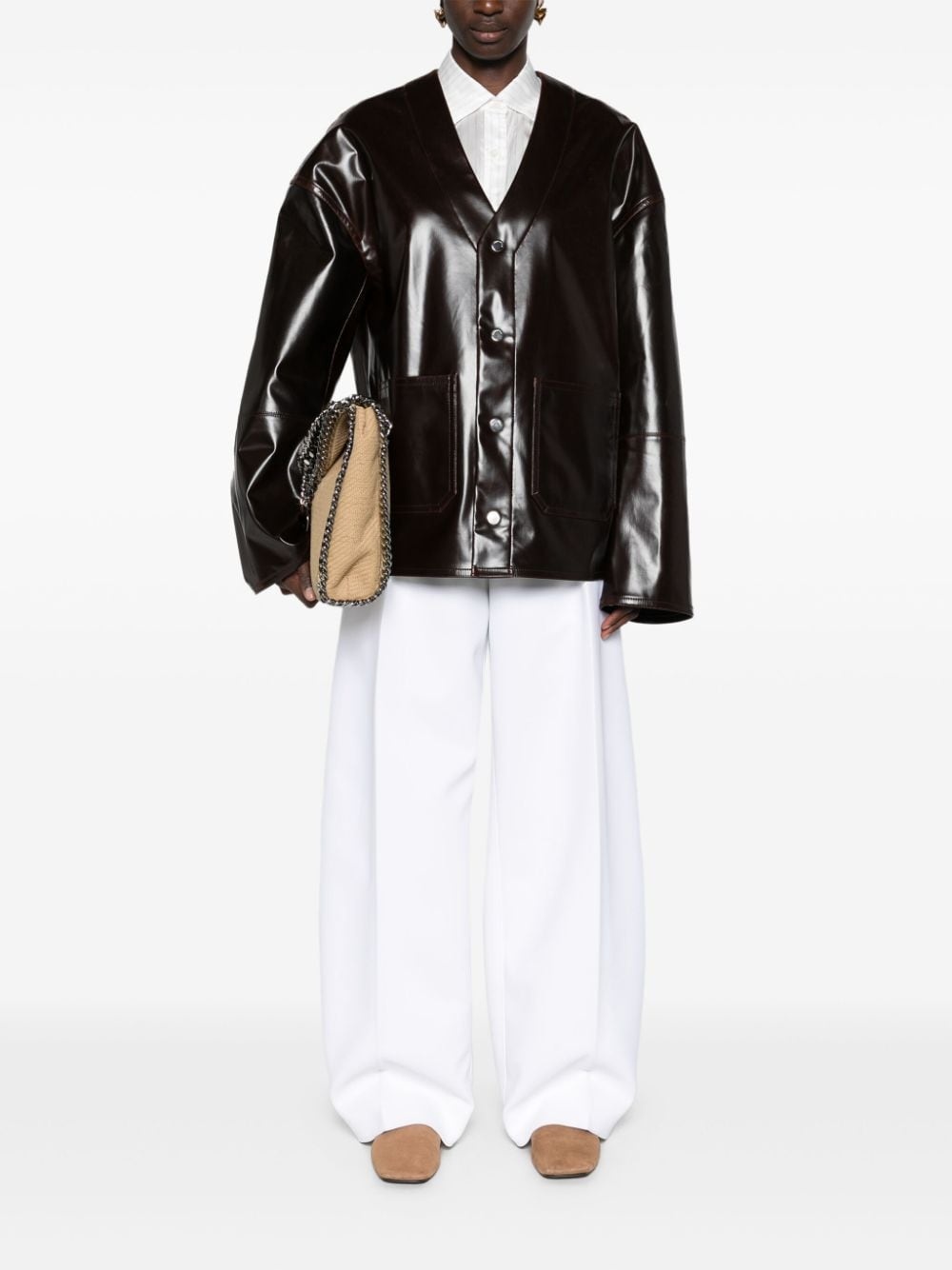 Edee collarless jacket - 2