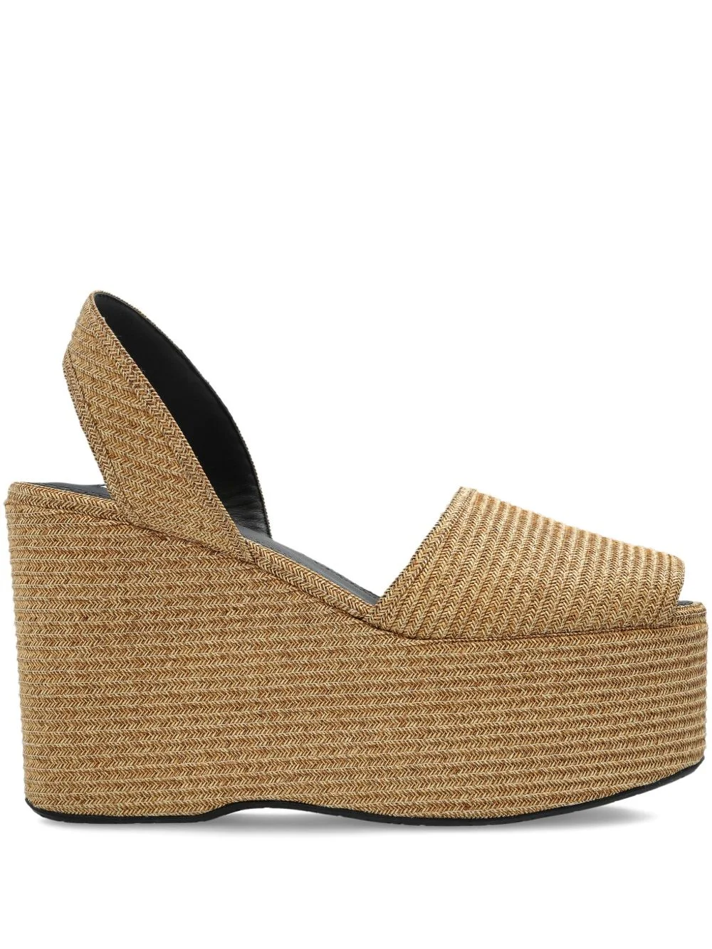 120mm platform wedge pumps - 1