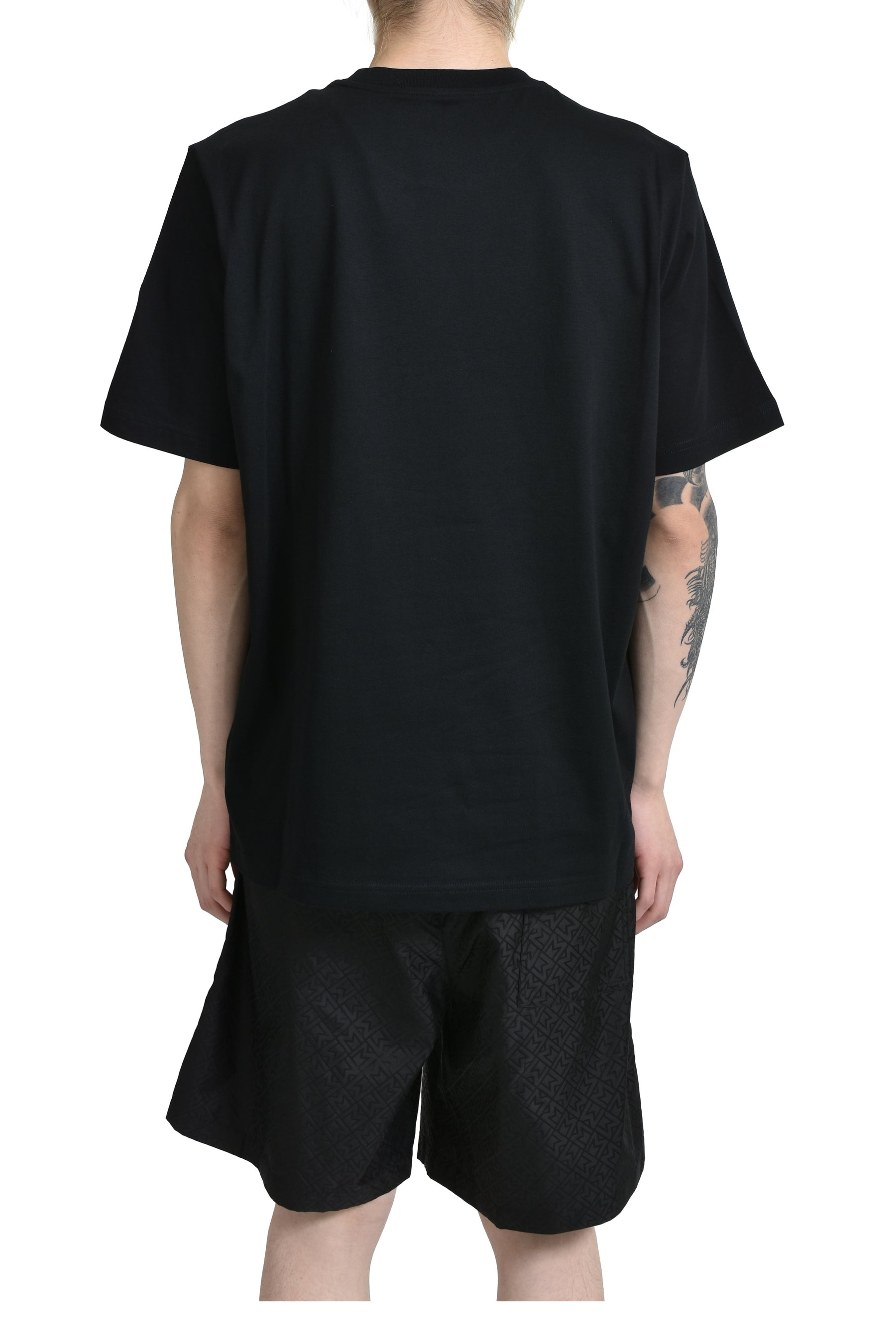 EMBROIDERED LOGO SS T-SHIRT / BLK - 2