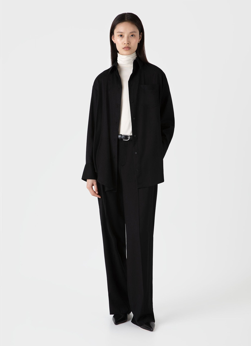 Sunspel Long Sleeve Roll Neck Top outlook