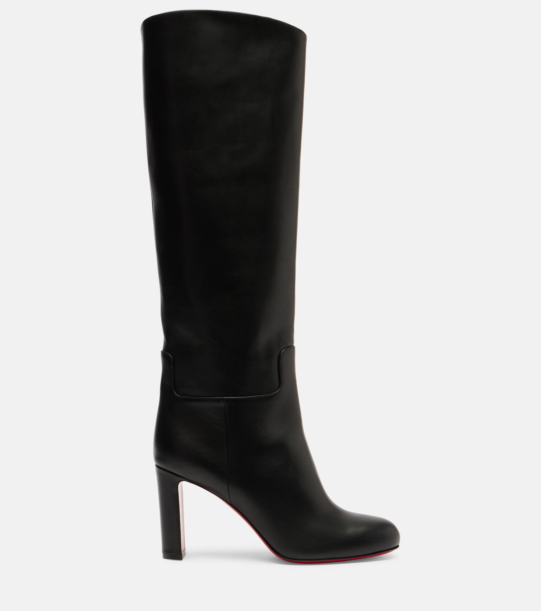 Leather knee-high boots - 4