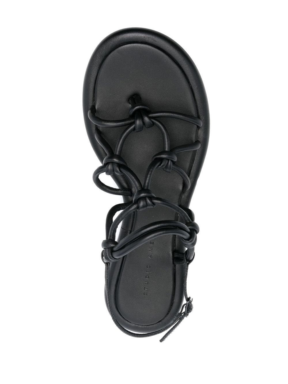 strappy leather sandals - 4