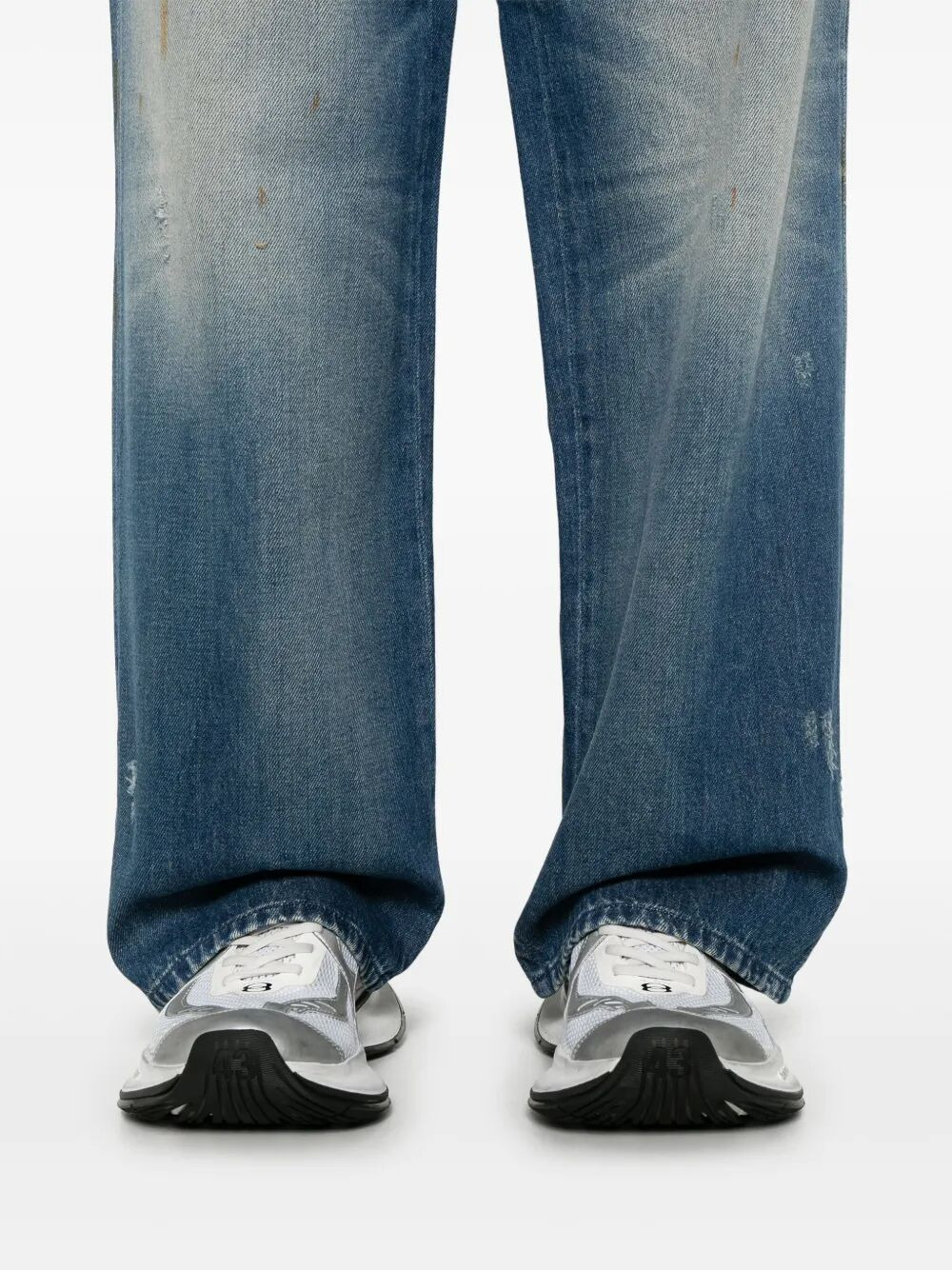 Golden Goose Men Journey M`S New Chino Norton Denim Pant Destroyed Archive Wash - 6