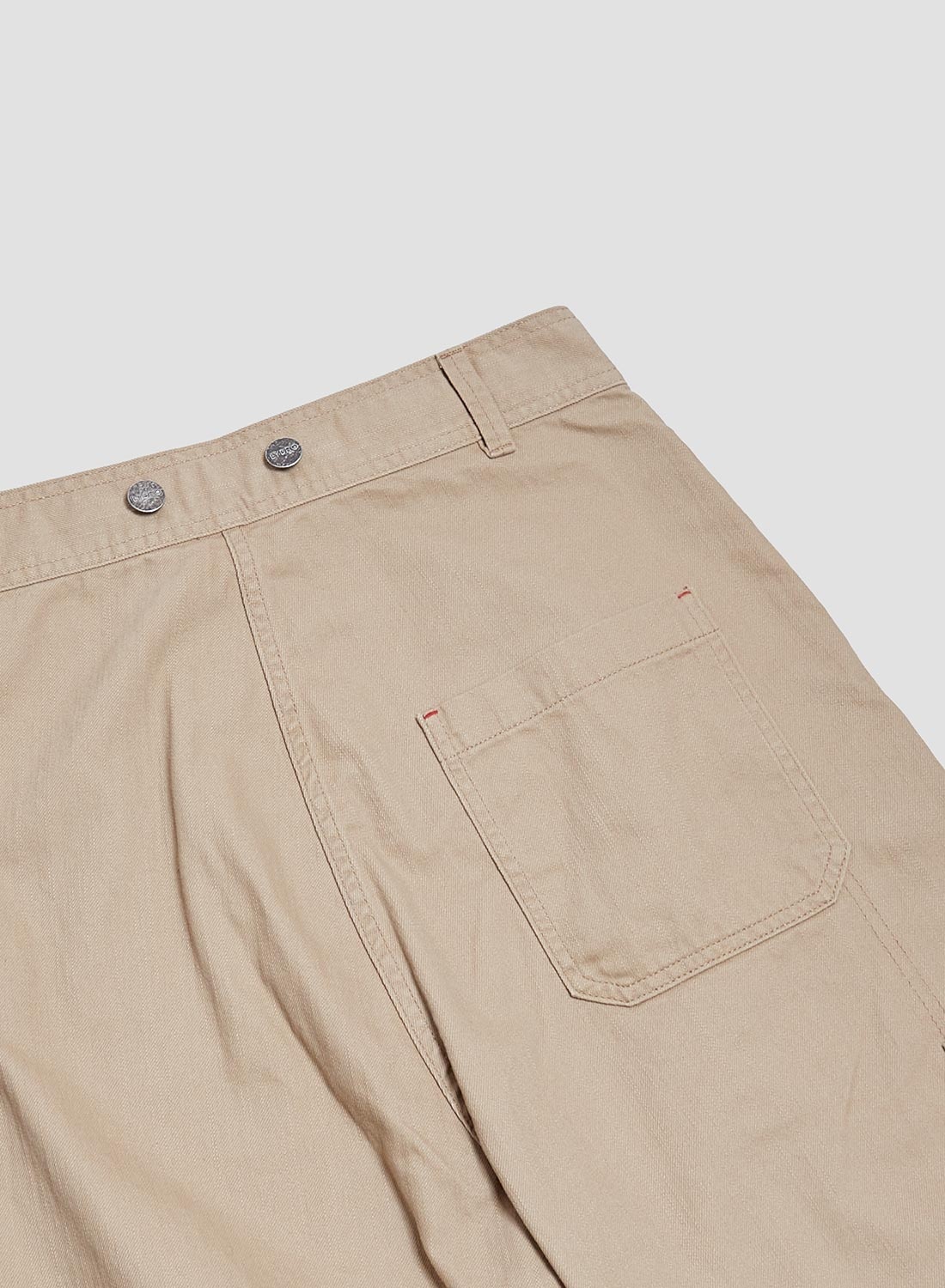 Railroad Pant Cotton Twill in Tan - 7