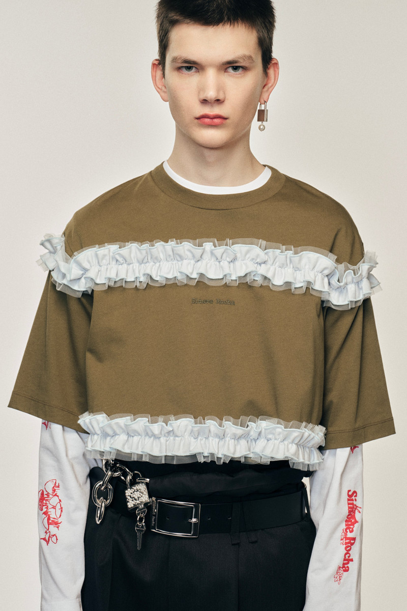 Simone Rocha Ruffle Frill T-Shirt outlook