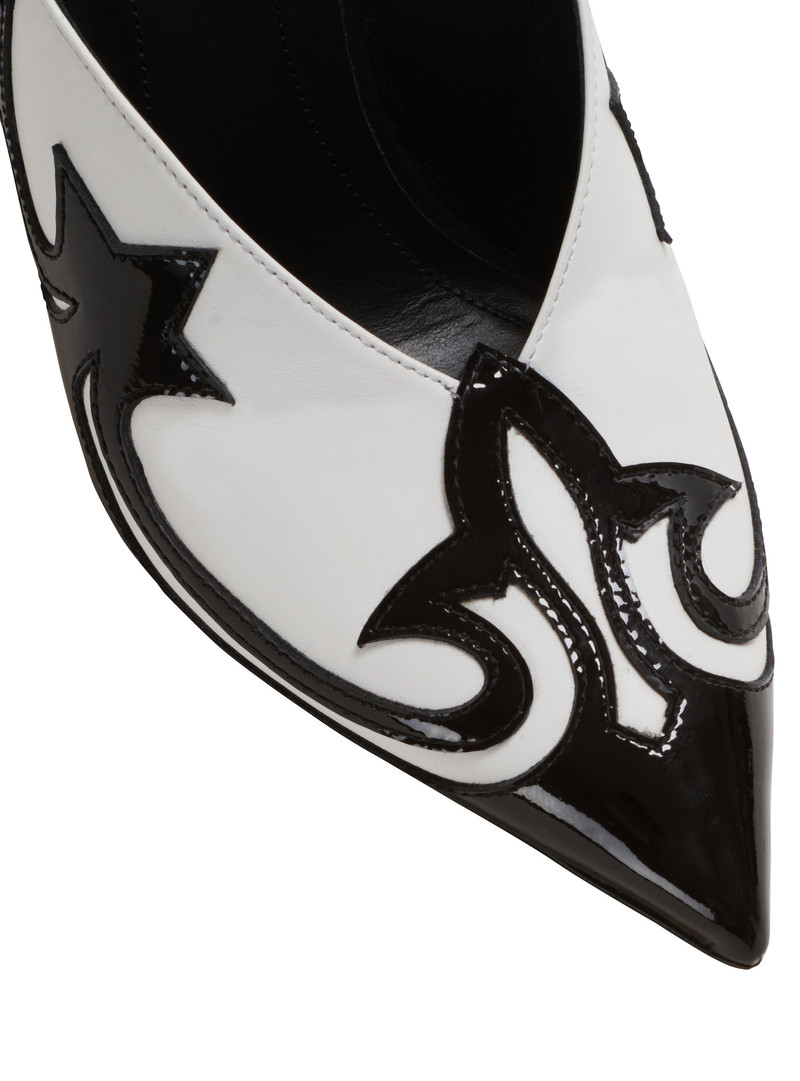 Ruby Western mules in patent leather 5