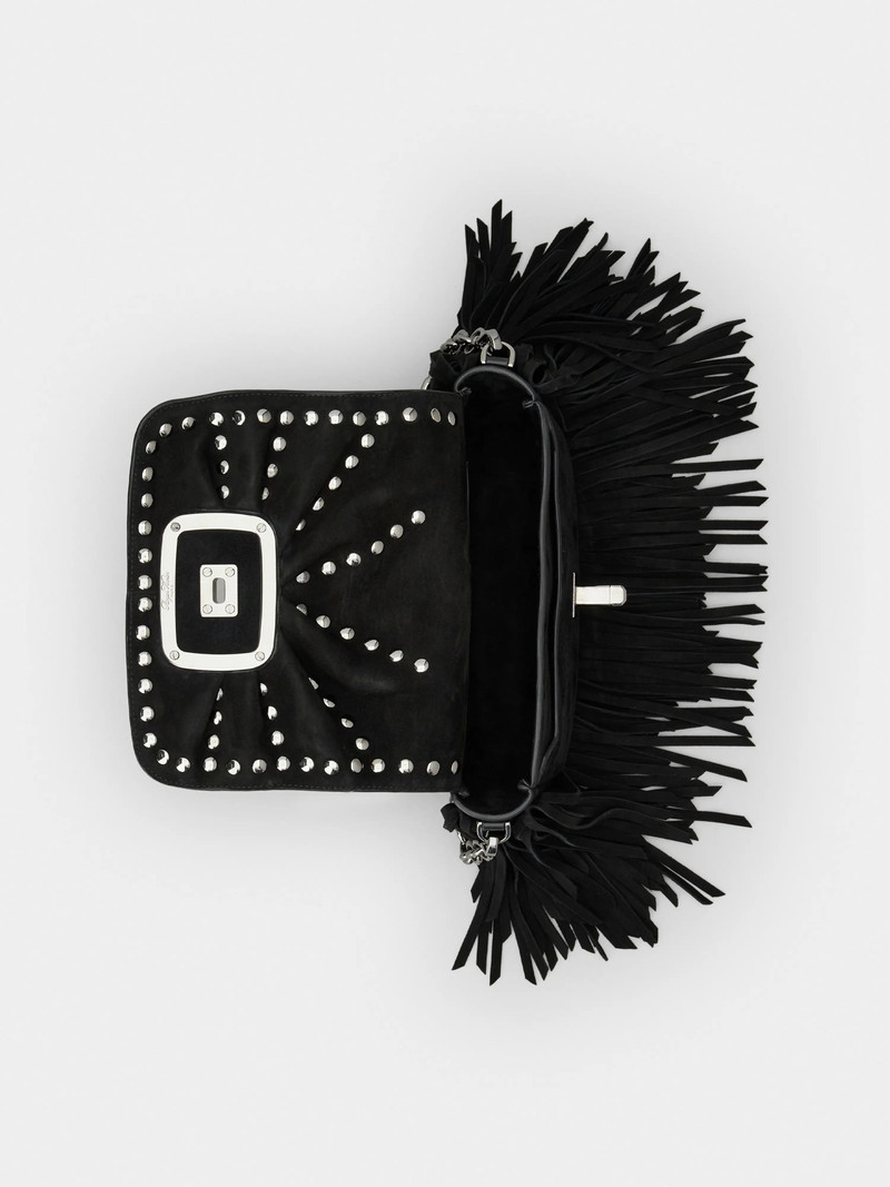 Viv' Choc Mini Bag in suede 6