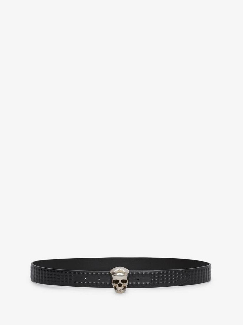 3d Skull Belt in Black 1