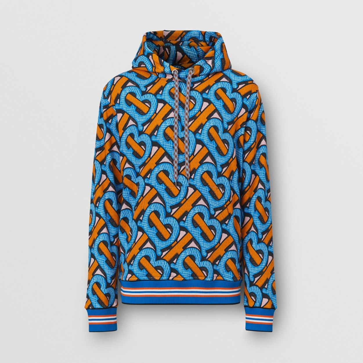 Monogram Print Cotton Hoodie – Unisex - 2