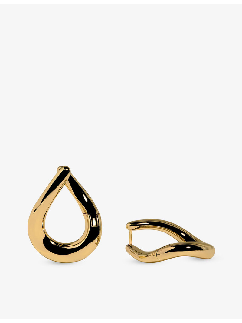 Molten XL 14ct Yellow-Gold Plated Brass Hoops 1