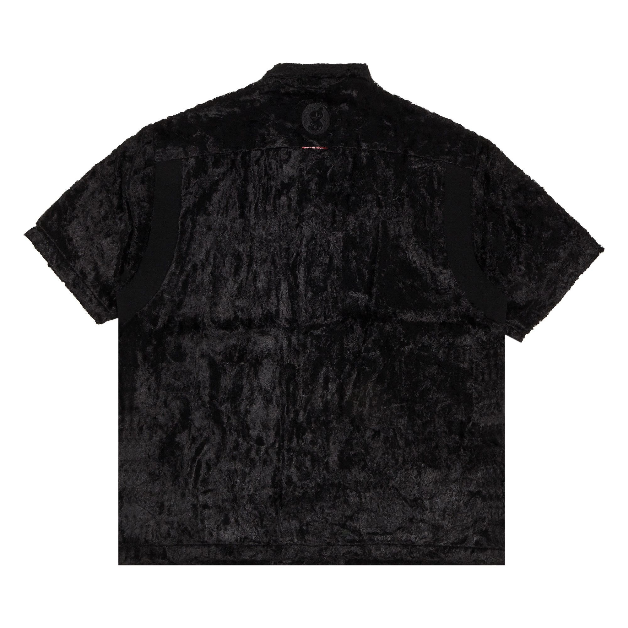 Supreme x Goodenough Crushed Rayon Pile Short-Sleeve Shirt 'Black' - 2
