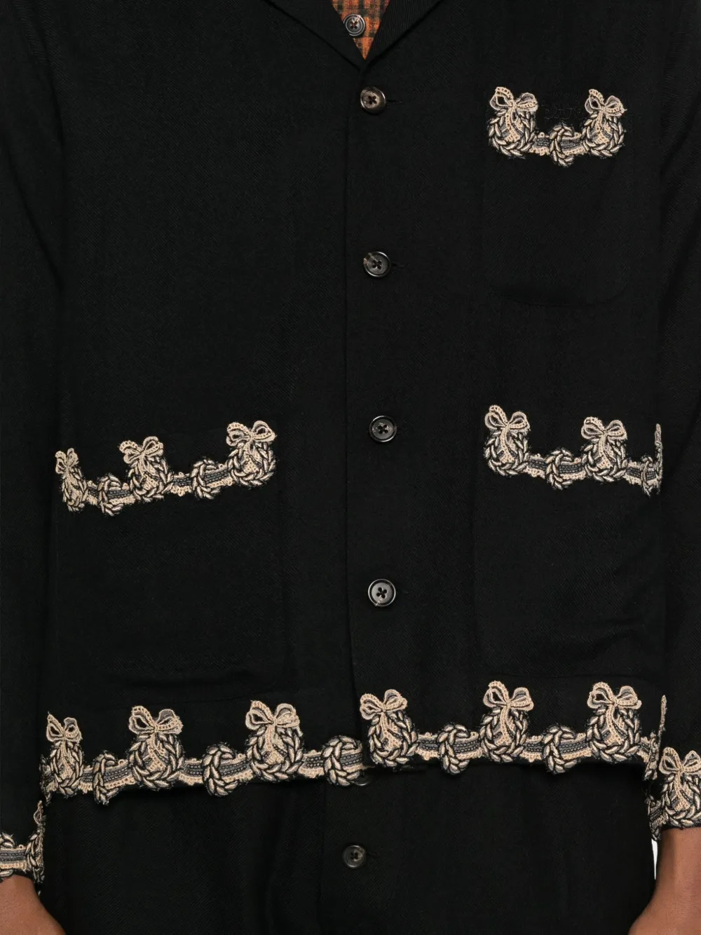 BODE - Men Laurelist Overshirt - 4