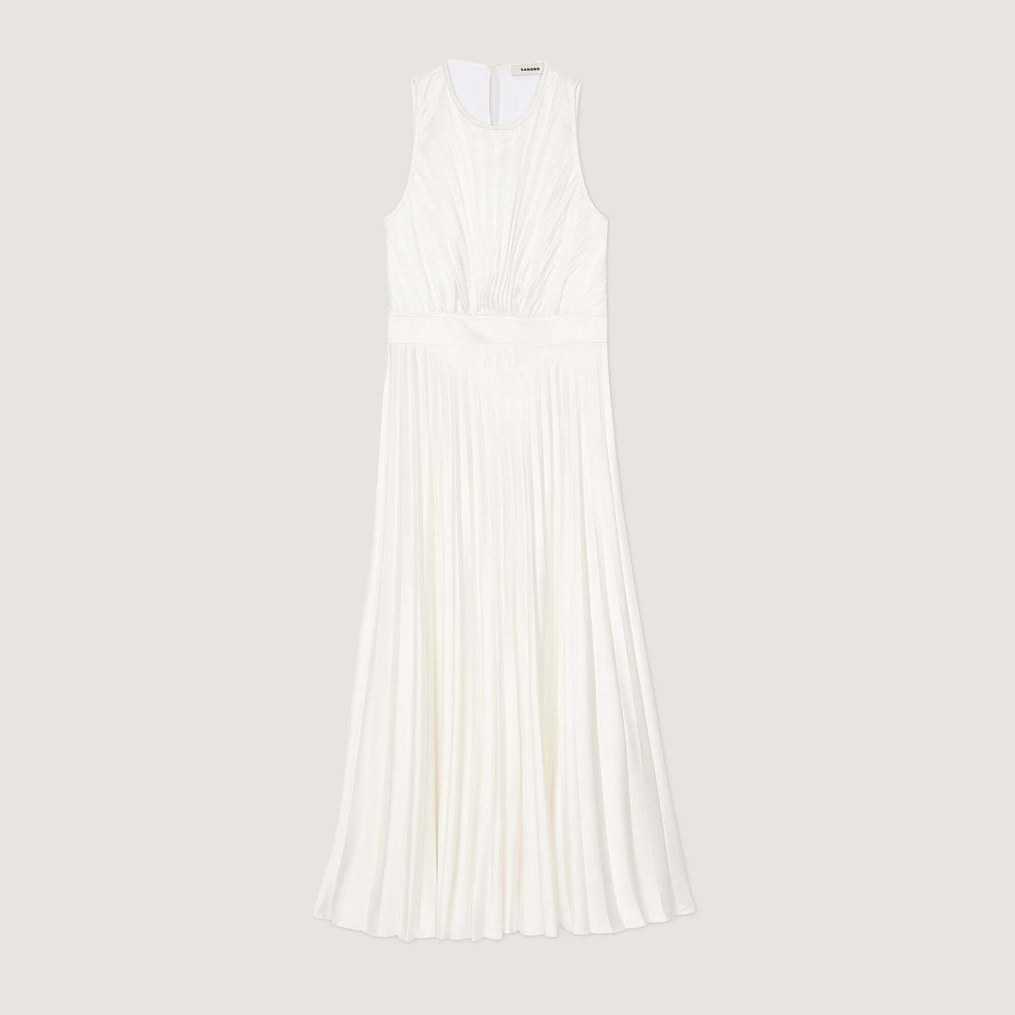 PLEATED MAXI DRESS - 1
