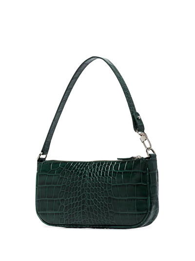 BY FAR crocodile-effect shoulder bag outlook