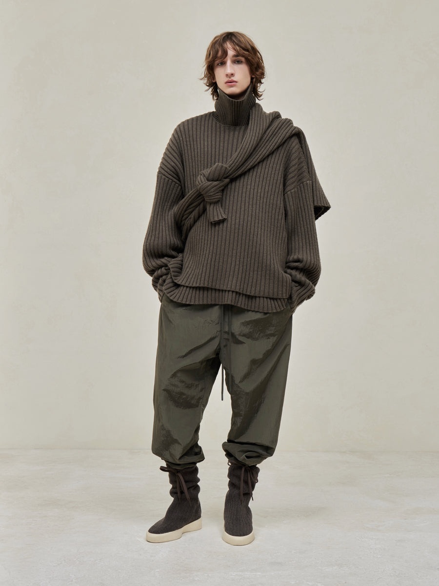 Crinkle Nylon Trackpant - 4