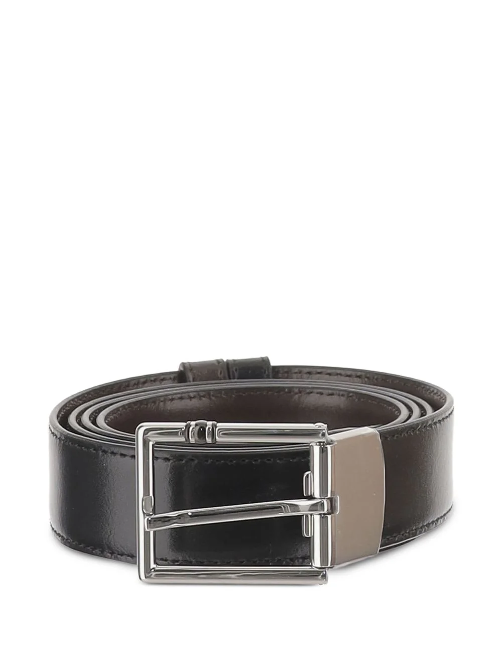 reversible leather belt - 1