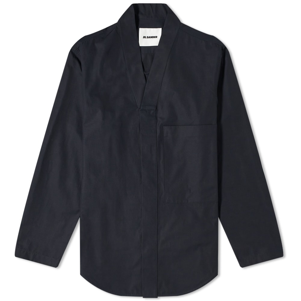 Jil Sander Kimono Collar Overshirt - 1