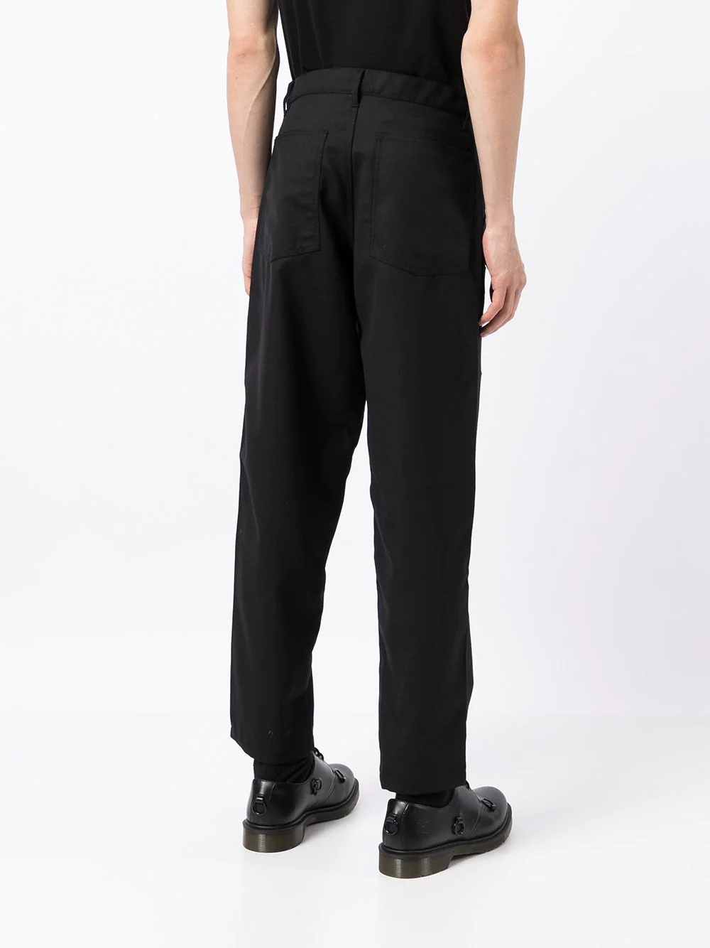 straight-leg tailored trousers - 4