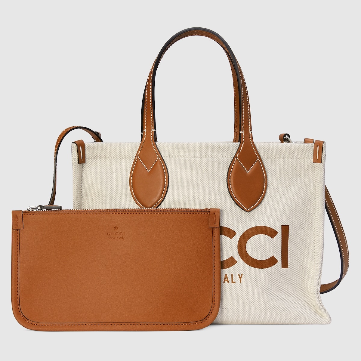Mini tote bag with Gucci print - 5