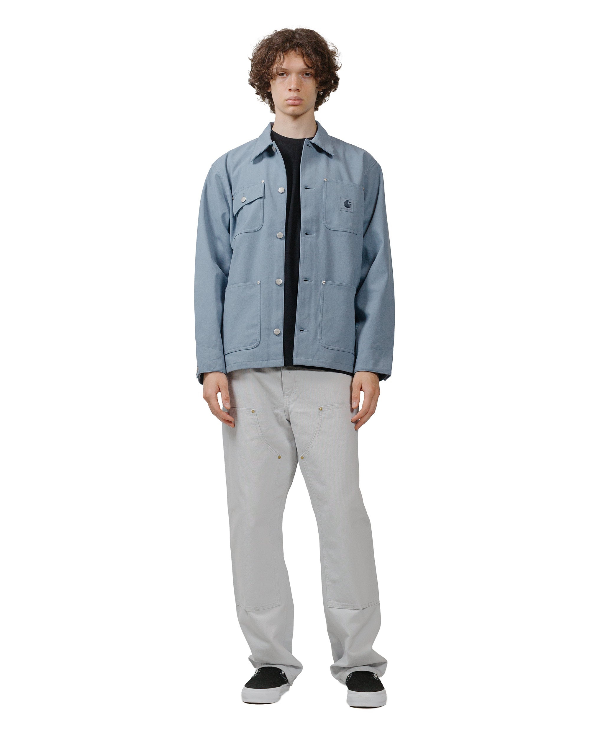 Carhartt W.I.P. Michigan Coat Suede Dove Grey - 4
