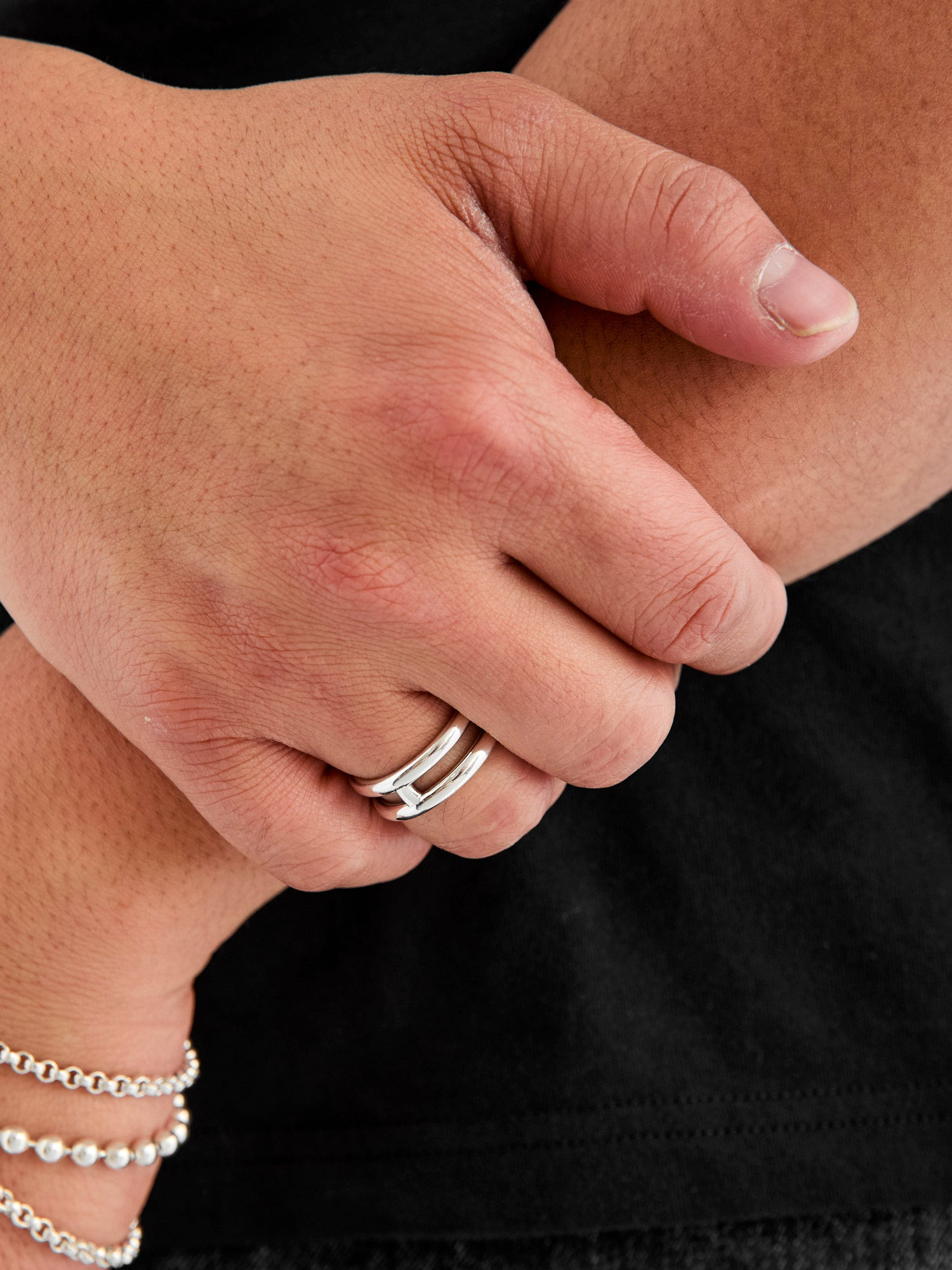 Slim Cigar Band in Sterling Sliver - 2