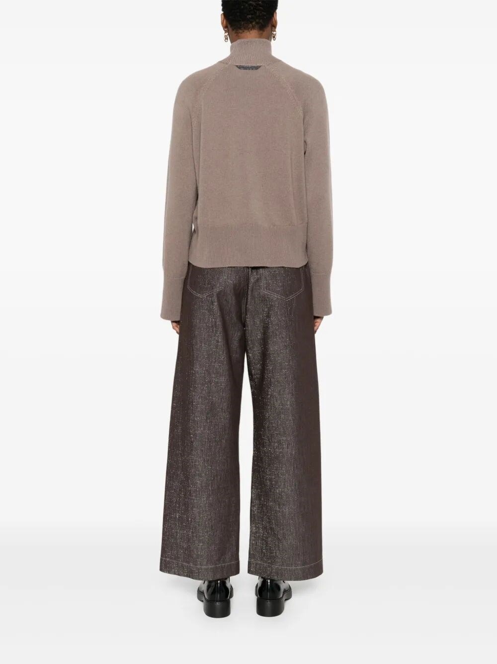 Cashmere Turtle-Neck Sweater - 5