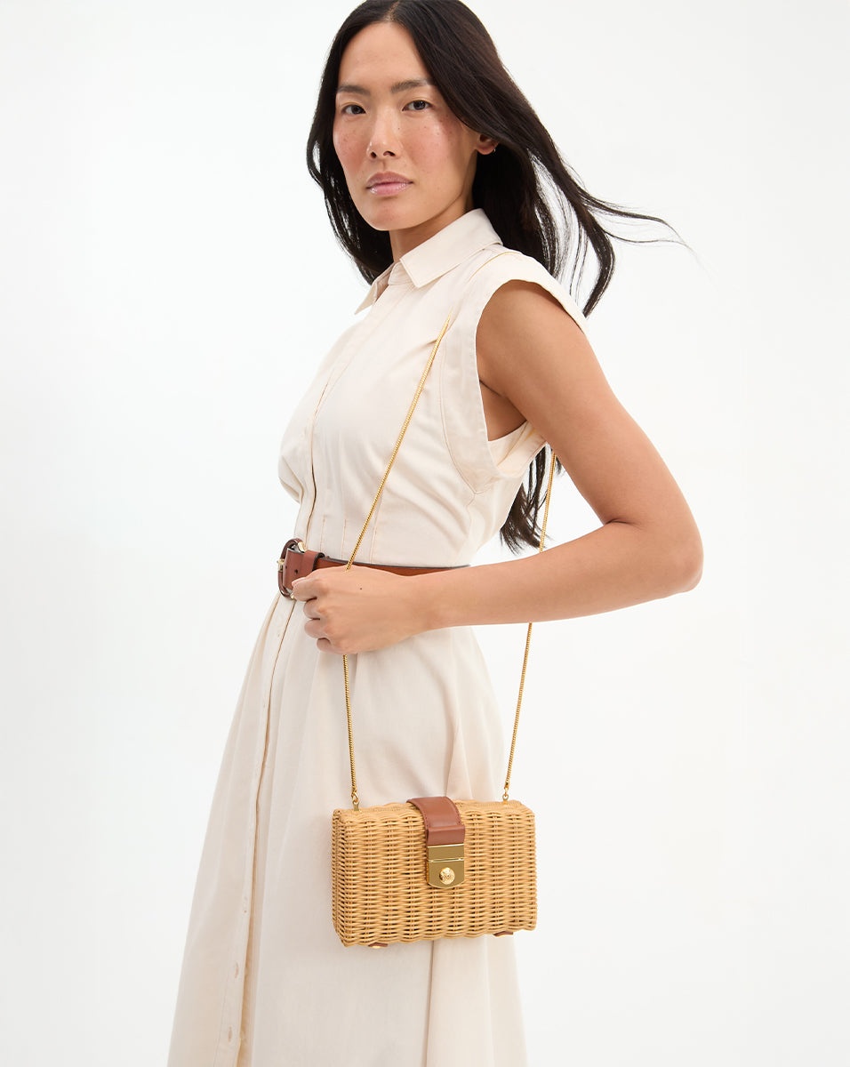 VERONICA BEARD LOCK BOX CLUTCH - 6