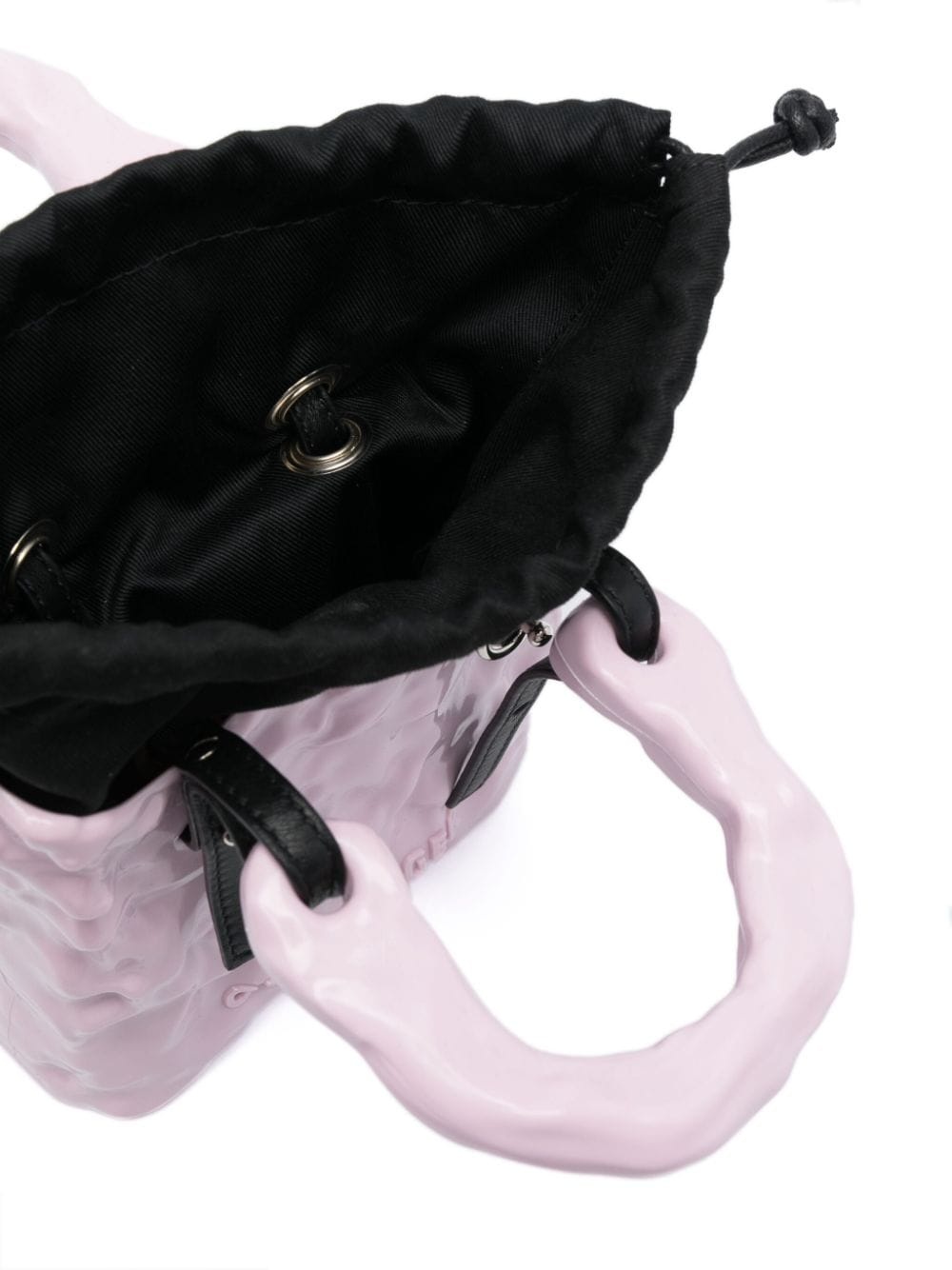 logo-embossed bucket bag 4