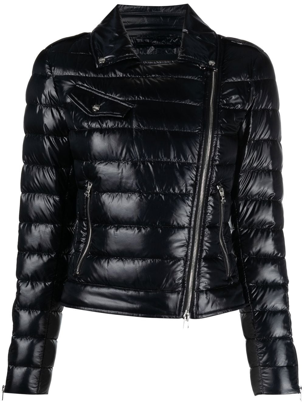 long-sleeve padded jacket - 1