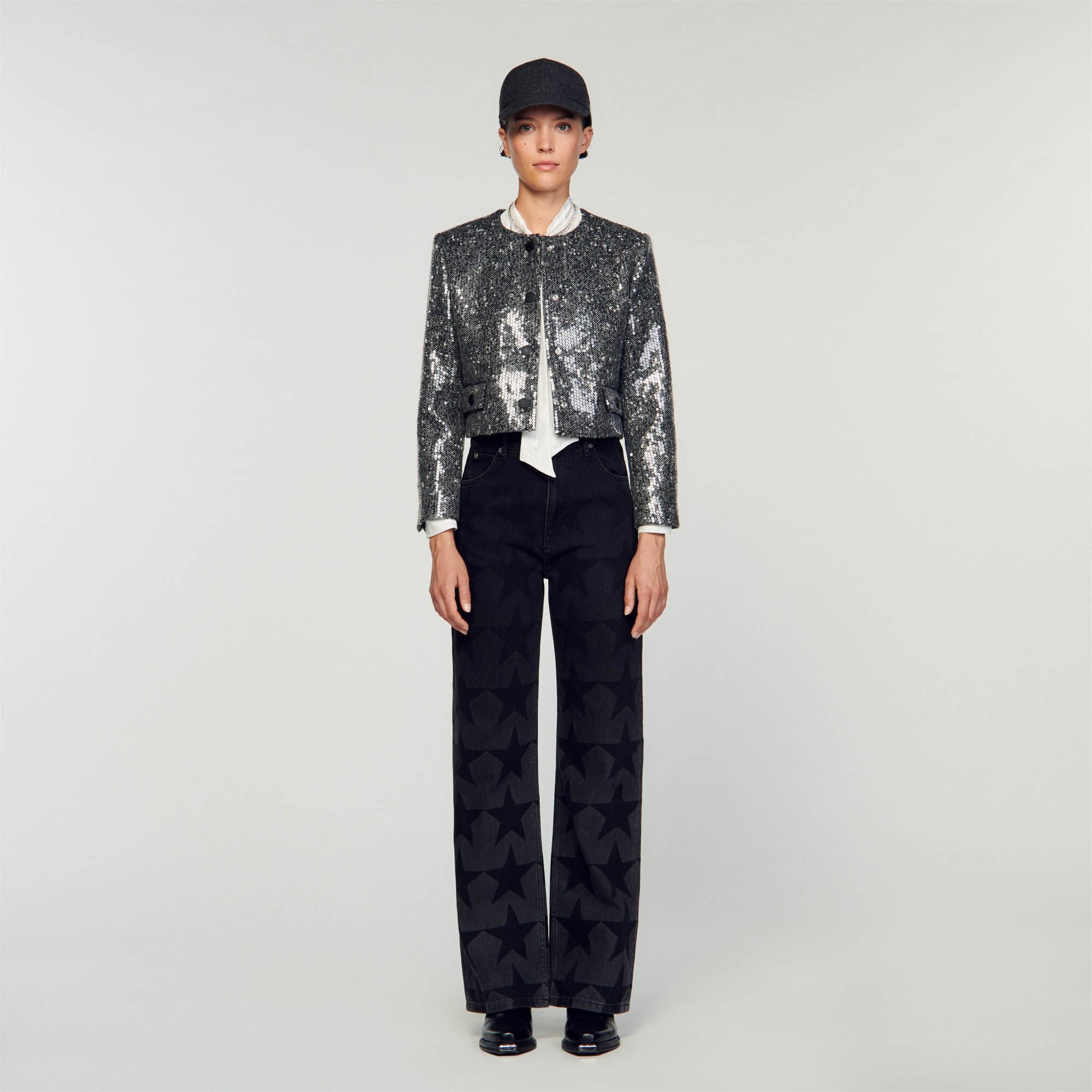 STRUCTURED CROPPED JACKET - 2