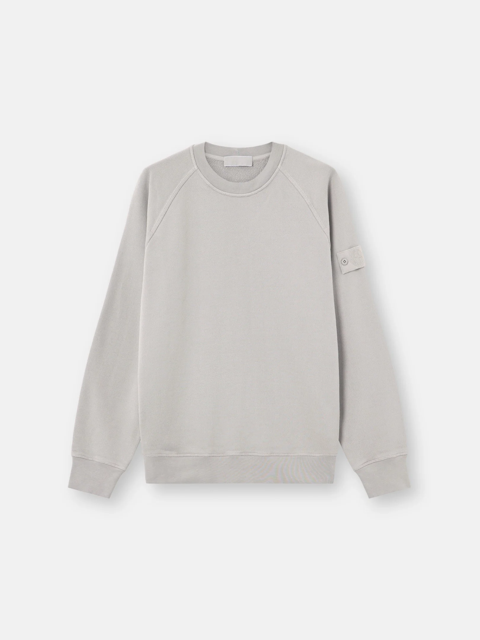 6100028 HEAVY ORGANIC COTTON FLEECE_S.I. GHOST - 1