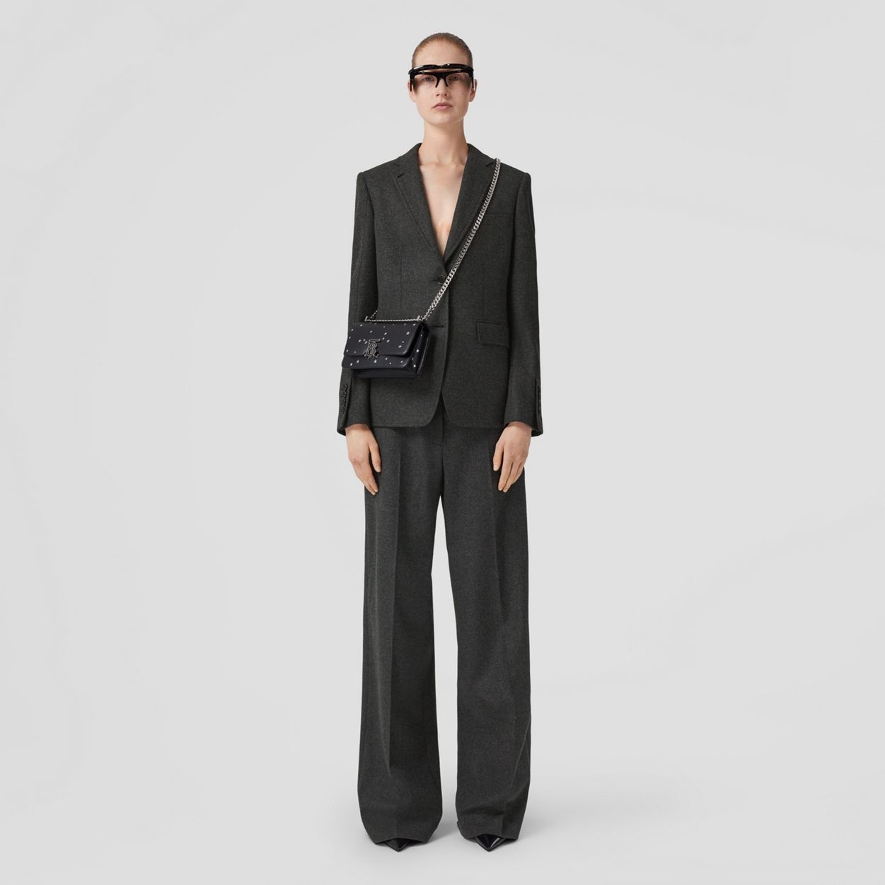 Wool Wide-leg Trousers - 2