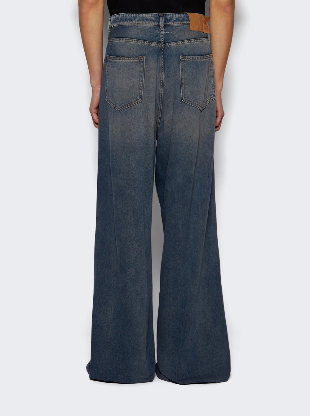 5 Pocket Jeans Grey Blue - 5