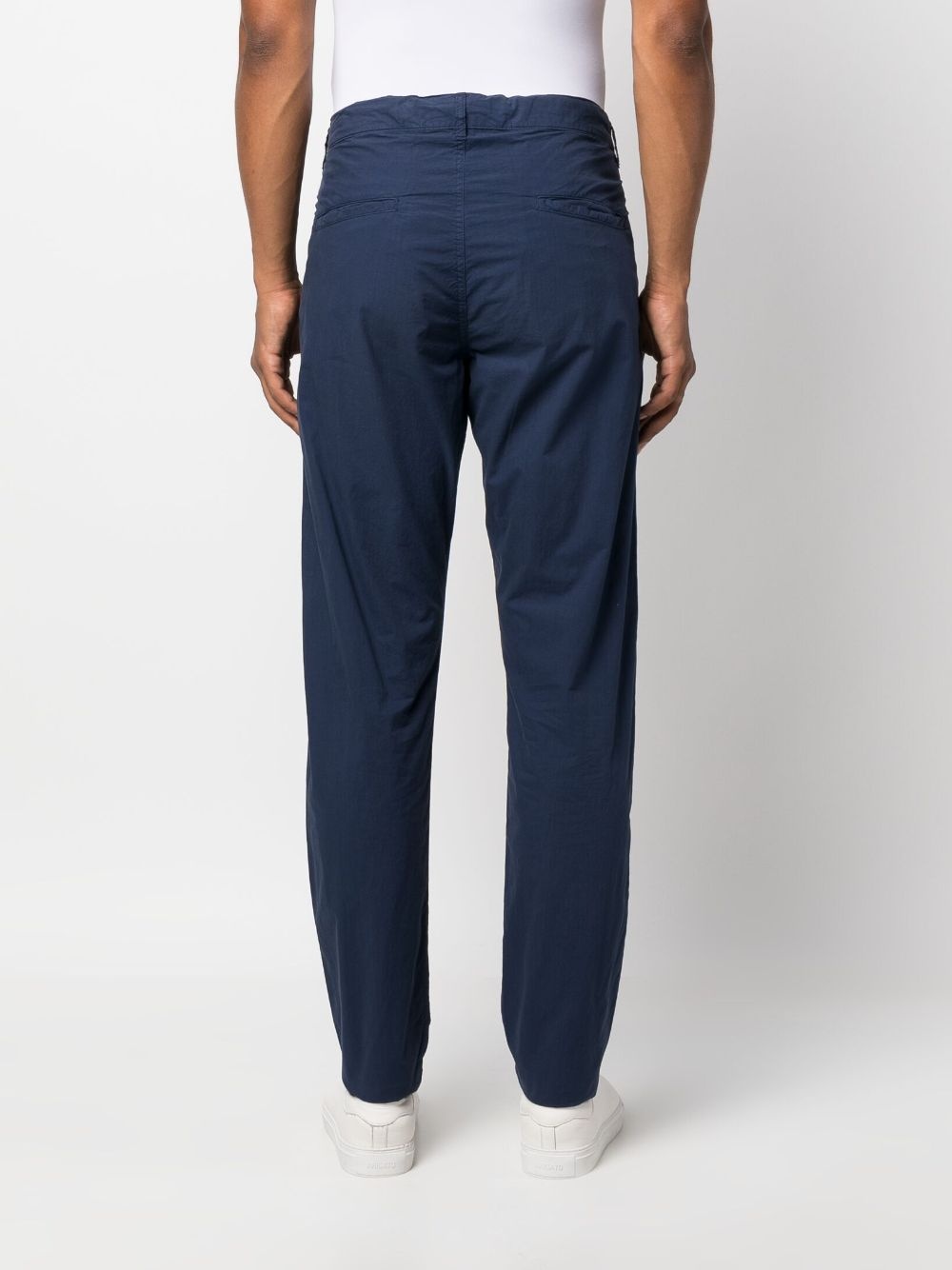 straight-leg cotton chino trousers - 4