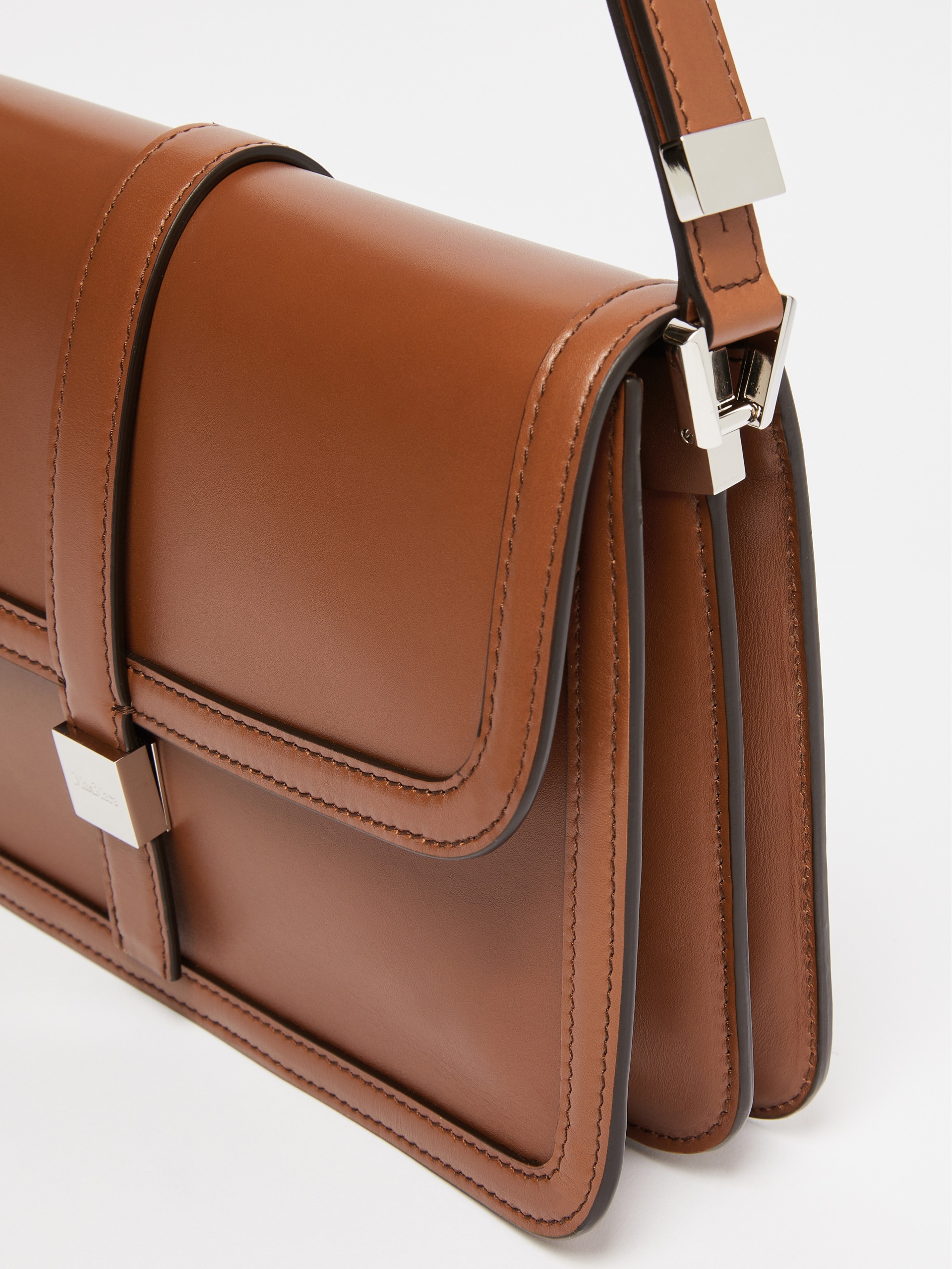 BIANCA Natural leather handbag - 4