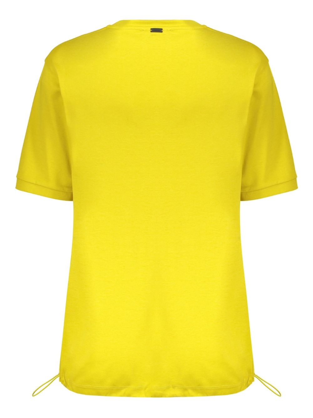 drawstring-hem T-shirt - 2