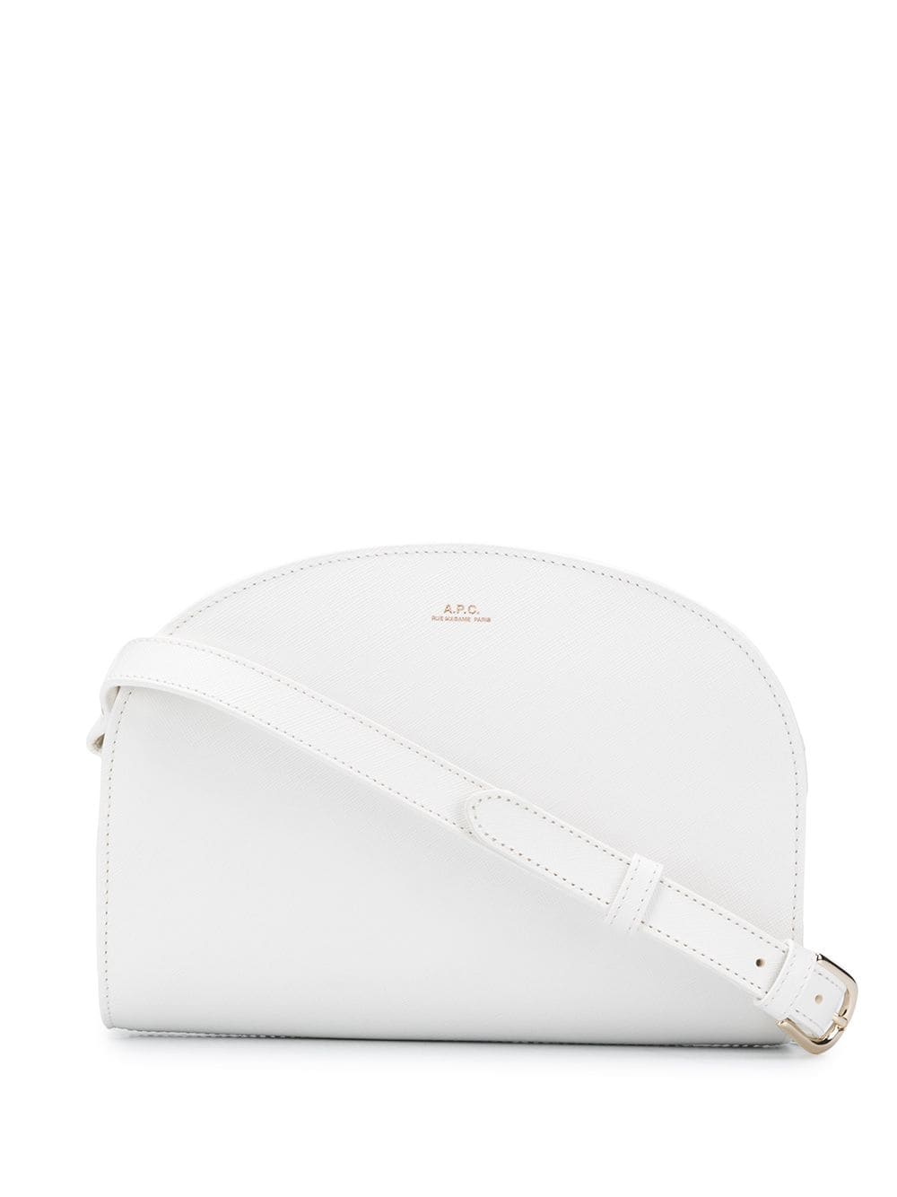 curved top shoulder bag - 1