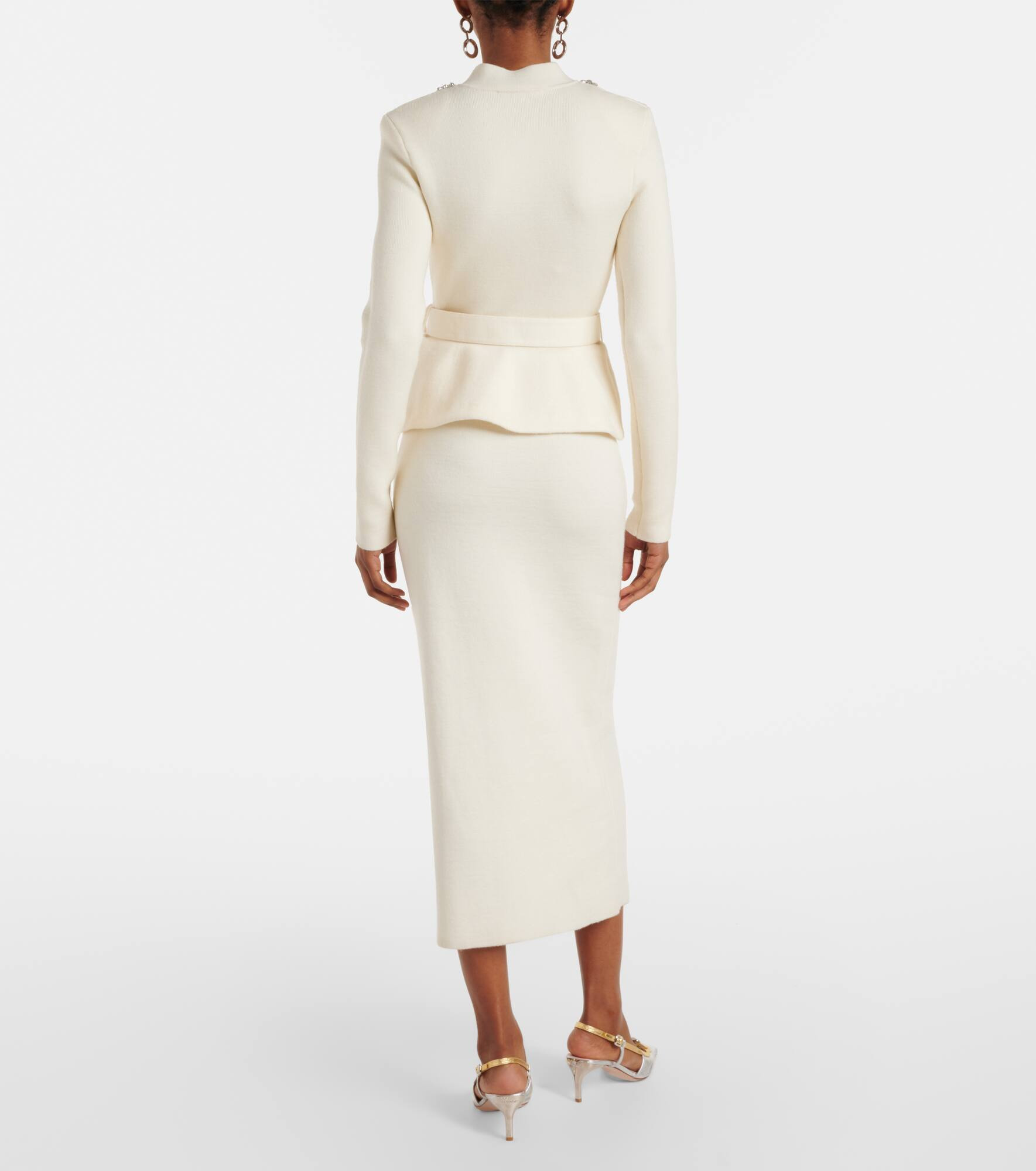 Embellished knitted midi dress - 3