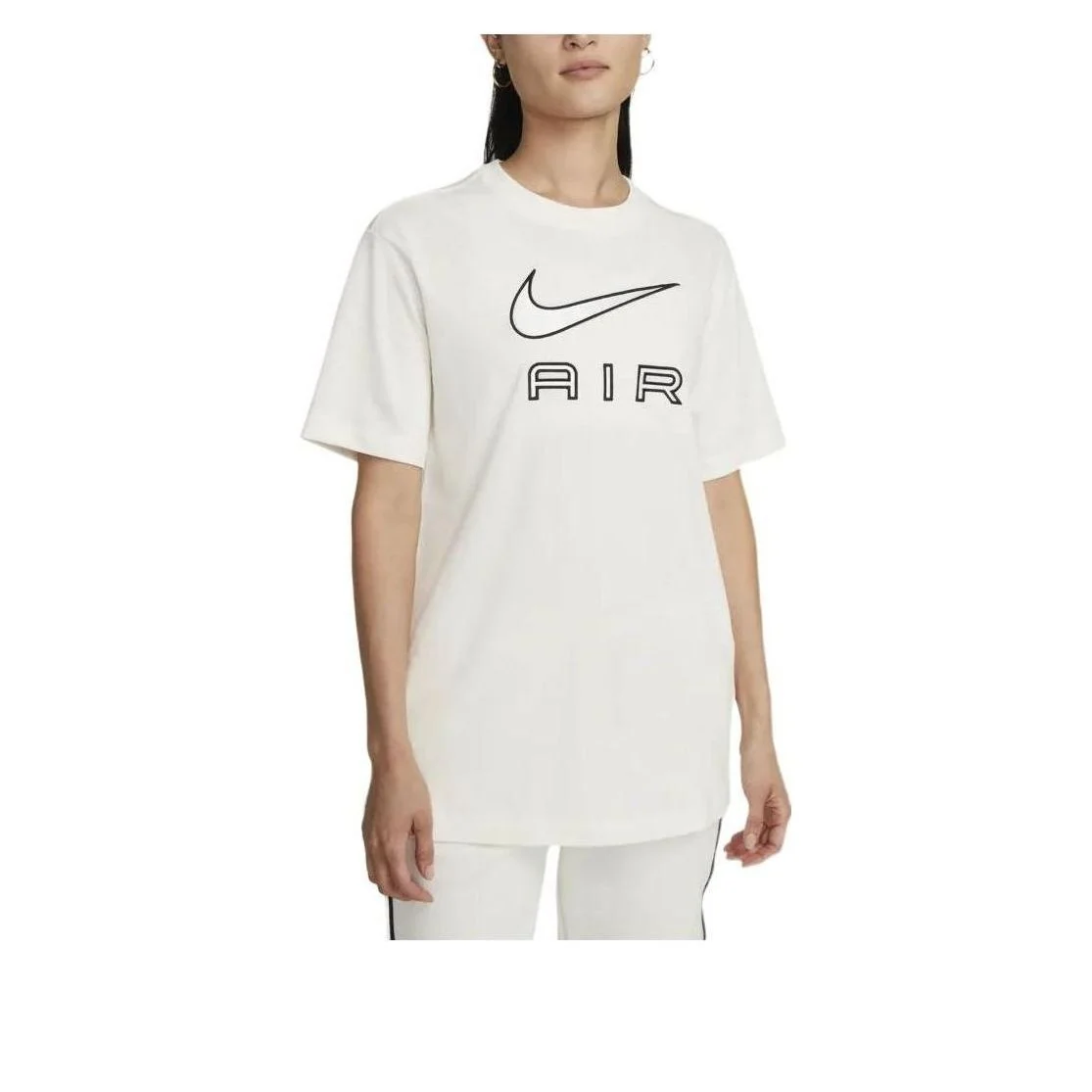 (WMNS) Nike Air Logo T-shirt Asia Sizing 'White' DR8983-133 - 1