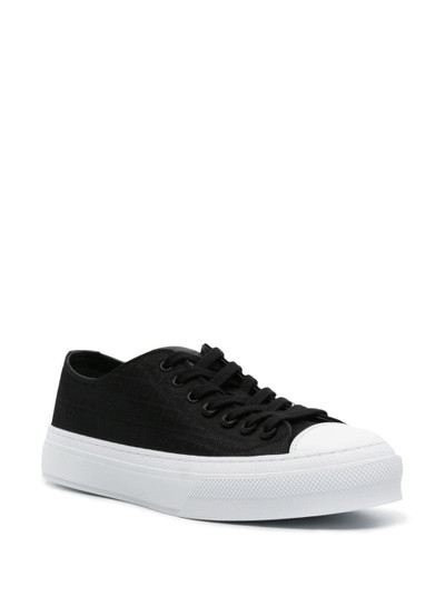Givenchy City Low logo-jacquard sneakers outlook