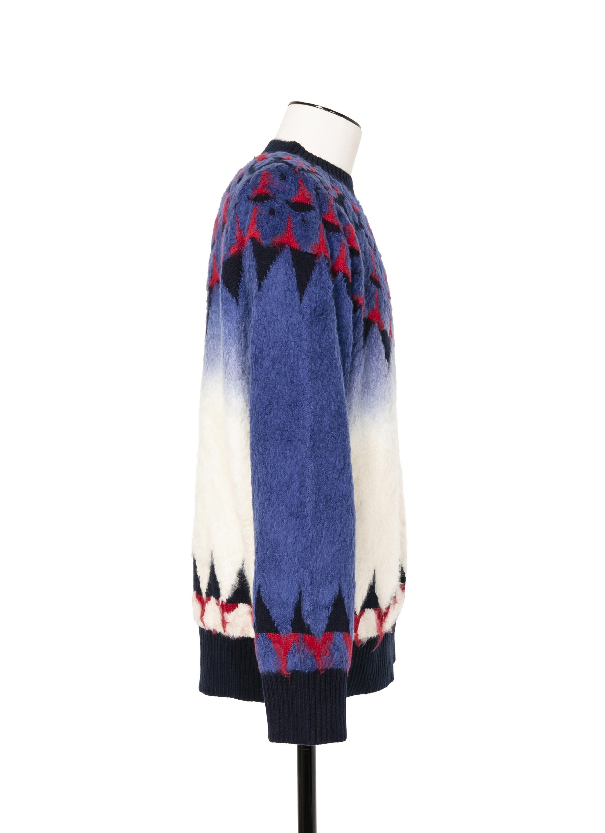 Jacquard Knit Pullover - 4